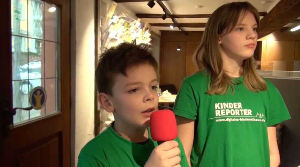 Kinderreporter in Tourist-Info